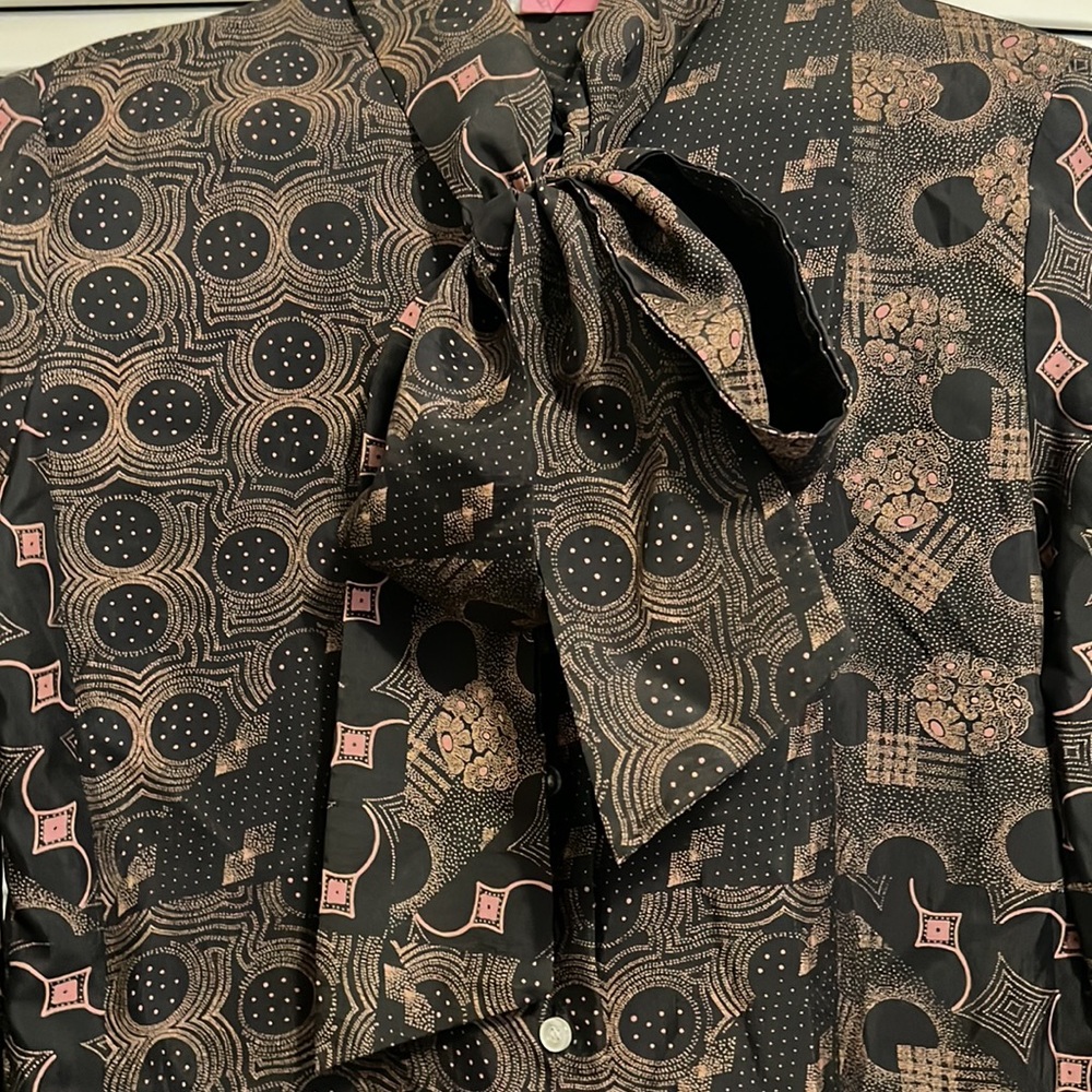 Vintage Jonathan Martin Pussie-Bow blouse - Picture 3 of 8
